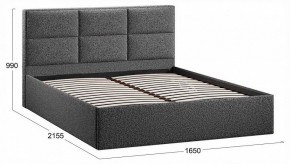 Кровать двуспальная Стелла с ПМ Тип 1 в Урае - uray.ok-mebel.com | фото 4