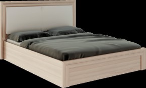 Кровать 1.6 Глэдис М32 с ПМ и мягкой частью (ЯШС/Белый) в Урае - uray.ok-mebel.com | фото 1