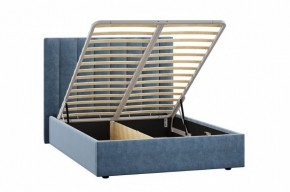 Кровать Ingrid 1400 с основанием и ПМ (Галакси лайт 22) Модель 312 в Урае - uray.ok-mebel.com | фото 2