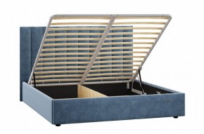 Кровать Ingrid 1800 с основанием и ПМ (Галакси лайт 22) Модель 312 в Урае - uray.ok-mebel.com | фото 2