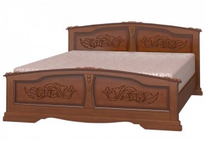 ЕЛЕНА Кровать из массива 1200 (Орех) в Урае - uray.ok-mebel.com | фото