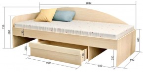 Кровать Изгиб в Урае - uray.ok-mebel.com | фото 2