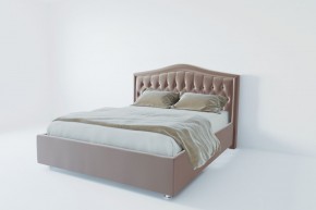 Кровать Калининград с ПМ 1400 (велюр серый) в Урае - uray.ok-mebel.com | фото 2