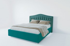 Кровать Калининград с ПМ 1800 (велюр бирюзовый) в Урае - uray.ok-mebel.com | фото 2
