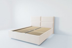 Кровать Корсика с ортопедическим основанием 800 (экокожа белая) в Урае - uray.ok-mebel.com | фото 2