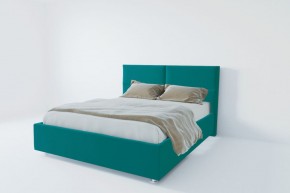 Кровать Корсика с ПМ 1400 (велюр бирюзовый) в Урае - uray.ok-mebel.com | фото 2
