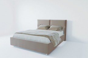 Кровать Корсика с ПМ 1600 (велюр светло-серый) в Урае - uray.ok-mebel.com | фото 2