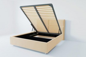 Кровать Корсика с ПМ 1800 (экокожа бежевая) в Урае - uray.ok-mebel.com | фото