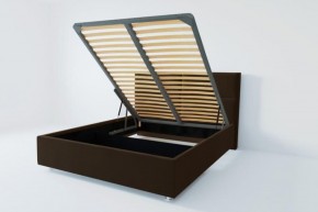 Кровать Корсика с ПМ 1800 (экокожа коричневая) в Урае - uray.ok-mebel.com | фото
