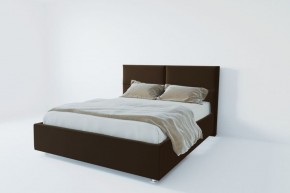 Кровать Корсика с ПМ 1800 (экокожа коричневая) в Урае - uray.ok-mebel.com | фото 2