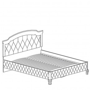 Кровать с обивкой №488 Марлен (1600) Кремовый белый в Урае - uray.ok-mebel.com | фото 2