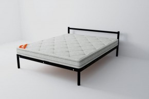 Кровать Мета с матрасом 900 (черный) в Урае - uray.ok-mebel.com | фото 1