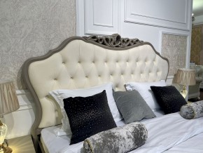 Кровать Мокко 1800 с мягким изголовьем + основание (серый камень) в Урае - uray.ok-mebel.com | фото 2