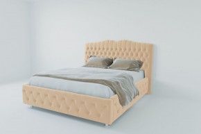 Кровать Нягань с ПМ 900 (экокожа бежевая) в Урае - uray.ok-mebel.com | фото