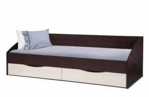 Кровать одинарная "Фея - 3" симметричная New (2000Х900) венге/вудлайн кремовый в Урае - uray.ok-mebel.com | фото