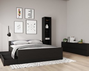 Кровать ОРИОН двухспальная с ортопедическим основанием 160х200, цвет Дуб Венге в Урае - uray.ok-mebel.com | фото 3