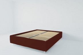 Кровать Подиум с ортопедическим основанием 1600 (велюр бордо) в Урае - uray.ok-mebel.com | фото 2