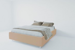 Кровать Подиум с ортопедическим основанием 800 (велюр светло-серый) в Урае - uray.ok-mebel.com | фото