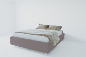 Кровать Подиум с ортопедическим основанием 800 (велюр темно-серый) в Урае - uray.ok-mebel.com | фото