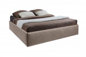 Кровать Подиум с ПМ 1400 (велюр серый) в Урае - uray.ok-mebel.com | фото