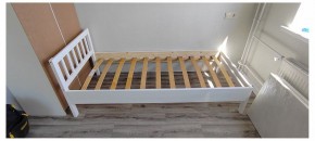Кровать полутораспальная Белая эмаль в Урае - uray.ok-mebel.com | фото 2