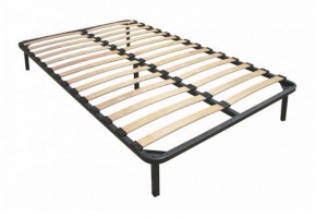 Кровать "Вена" 1400 СТАНДАРТ Вариант 3 Мора коричневый + ортопедическое основание на 5 опорах в Урае - uray.ok-mebel.com | фото 2
