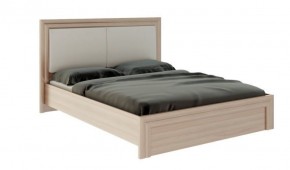 Кровать 1.6 Глэдис М31 с настилом и мягкой частью (ЯШС/Белый) в Урае - uray.ok-mebel.com | фото 1