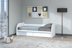 Кровать Сказка с ПМ 900 (Белый текстурный) в Урае - uray.ok-mebel.com | фото