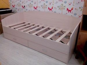 Кровать Соло-софа 1 с ящиками в Урае - uray.ok-mebel.com | фото 2