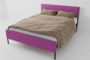 Кровать Стандарт Мини с ортопедическим основанием 1200 (велюр розовый) в Урае - uray.ok-mebel.com | фото