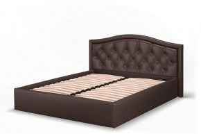 Кровать Стелла 1200*2000 NEO 10 (темно-коричневый) в Урае - uray.ok-mebel.com | фото 3