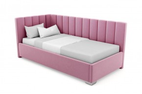 Кровать угловая Хлоя интерьерная +основание (90х200) в Урае - uray.ok-mebel.com | фото 6