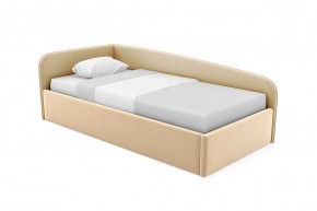 Кровать угловая Лэсли интерьерная +настил ДСП (80х200) 3 кат. ткани в Урае - uray.ok-mebel.com | фото