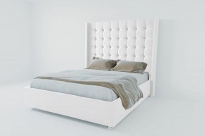 Кровать Венеция ЛЮКС без основания 1200 (экокожа белая) в Урае - uray.ok-mebel.com | фото