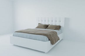 Кровать Венеция с ПМ 800 (экокожа белая) в Урае - uray.ok-mebel.com | фото 2
