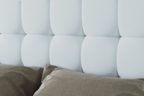 Кровать Венеция с ПМ 800 (экокожа белая) в Урае - uray.ok-mebel.com | фото 3