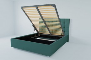 Кровать Венеция с ПМ 800 (велюр бирюзовый) в Урае - uray.ok-mebel.com | фото