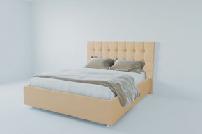 Кровать Венеция с ПМ 900 (экокожа бежевая) в Урае - uray.ok-mebel.com | фото 2
