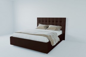 Кровать Венеция с ПМ 900 (экокожа коричневая) в Урае - uray.ok-mebel.com | фото 2