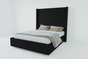 Кровать Версаль ЛЮКС без основания 2000 (экокожа кольт ч) в Урае - uray.ok-mebel.com | фото