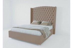 Кровать Версаль ЛЮКС с ПМ 1200 (велюр темно-серый) в Урае - uray.ok-mebel.com | фото