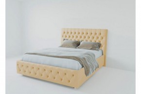 Кровать Версаль с ПМ 800 (экокожа бежевая) в Урае - uray.ok-mebel.com | фото