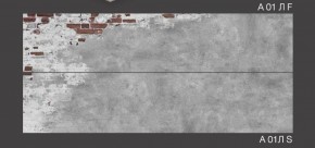 Кухонный фартук А-01 (ЛF) со столешницей А-01 (ЛS) рисунок слева в Урае - uray.ok-mebel.com | фото