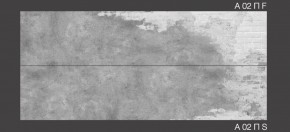 Кухонный фартук А-02 (ПF) со столешницей А-02 (ПS) рисунок справа в Урае - uray.ok-mebel.com | фото
