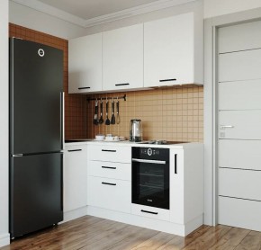 Кухонный гарнитур Белый Глянец 1000*1800 (Стол. 38мм) в Урае - uray.ok-mebel.com | фото