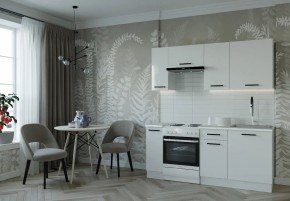 Кухонный гарнитур Белый Глянец 1800 (Стол. 38мм) в Урае - uray.ok-mebel.com | фото