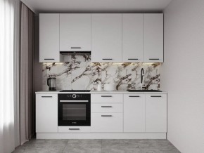 Кухонный гарнитур Белый Глянец 2400 h950 (Стол. 26мм) в Урае - uray.ok-mebel.com | фото
