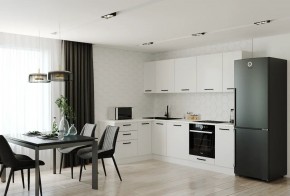 Кухонный гарнитур Белый Глянец 2600*1600 (Стол. 26мм) в Урае - uray.ok-mebel.com | фото