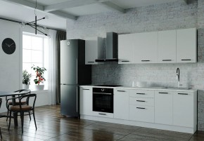 Кухонный гарнитур Белый Глянец 2800 (Стол. 38мм) в Урае - uray.ok-mebel.com | фото