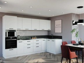 Кухонный гарнитур Белый Глянец 3200*1400 (Стол. 26мм) в Урае - uray.ok-mebel.com | фото